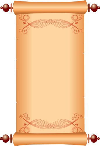 Scroll vector image