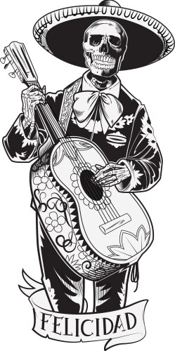 El mariachi vector image