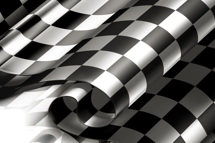 Checkered background horizontal vector image