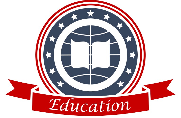 education icon for university college academy vector image