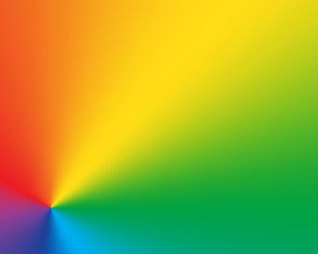 Abstract radial gradient rainbow background vector image