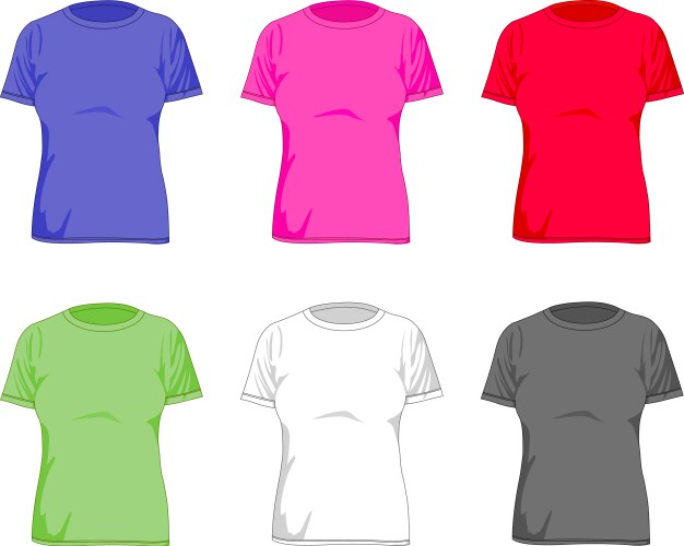 Women tshirt vector image