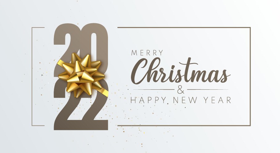 2022 new year background vector image