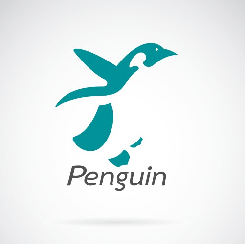 Penguin vector image