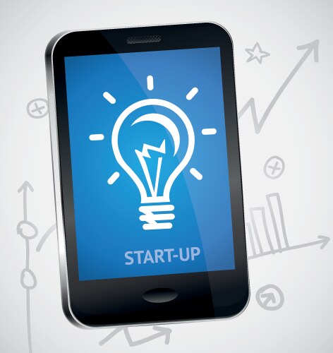 Start up concept vector image