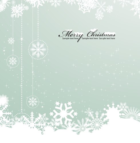 Christmas background vector image