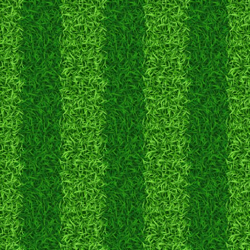 Striped green grass field seamless vector image