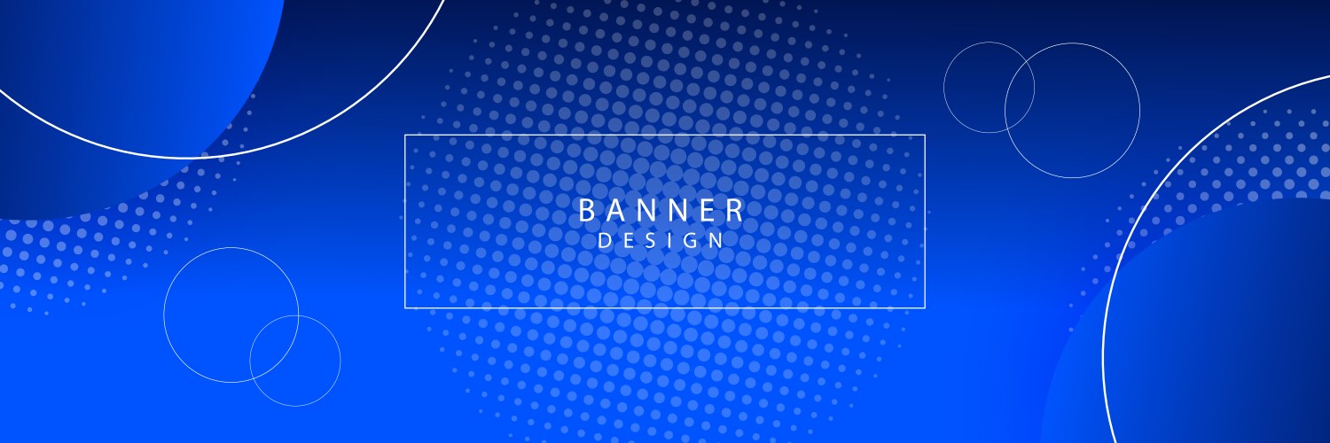 Minimal geometric blue background dynamic vector image