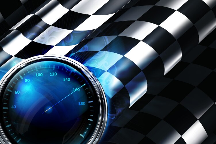 Checkered background vector image