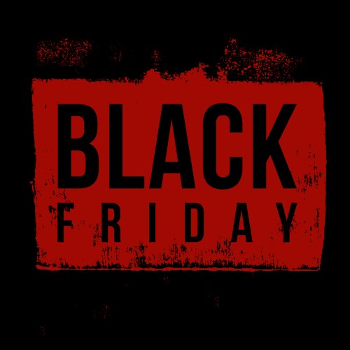 Black friday sale vector image