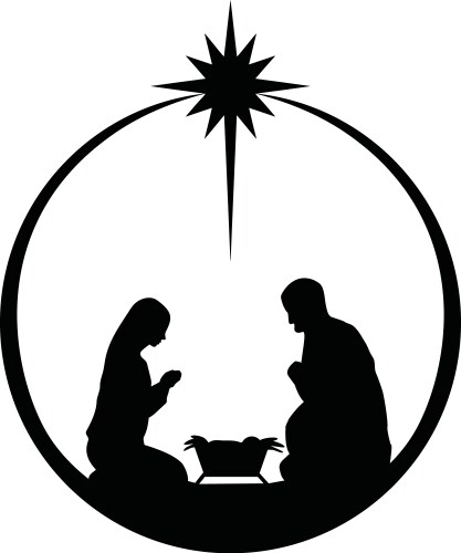 Nativity scene vector image