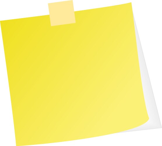 Post note vector image