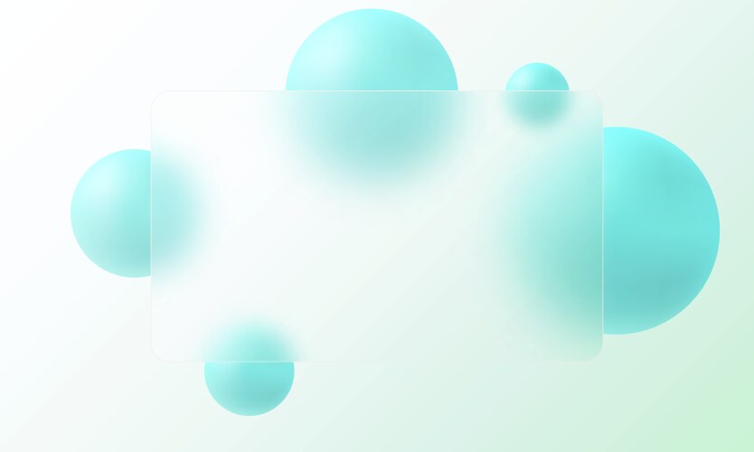 Background design template glass morphism vector image