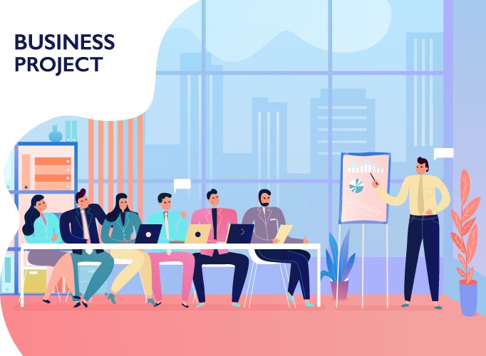 Business meeting vector image