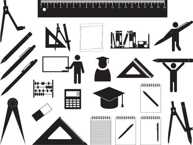 School and education vector image