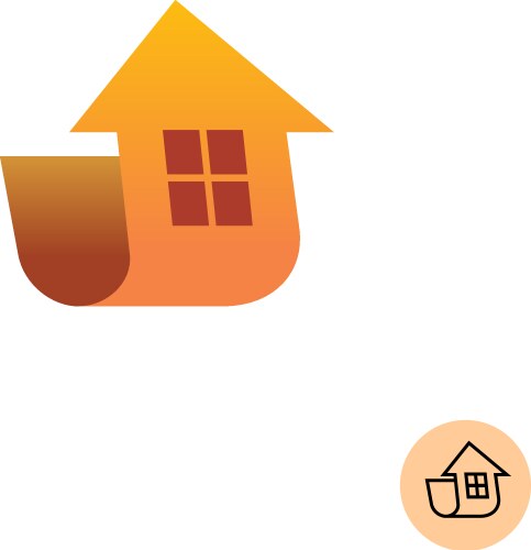 Building house logo vector image