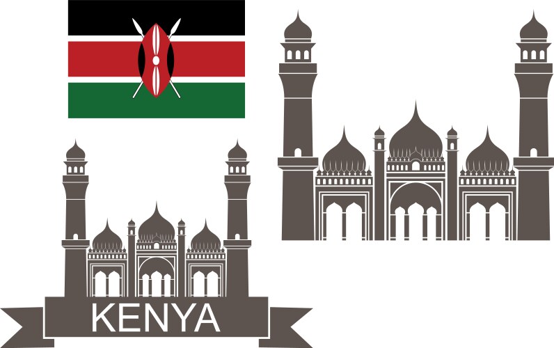 Kenya vector image