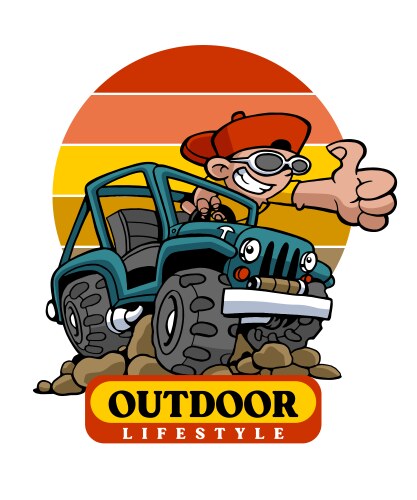 Outdoor lifestyle vector image