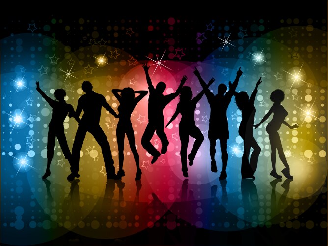 People dancing vector image