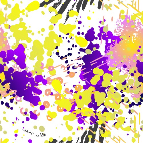 Spray seamless pattern fashion concept distress vector image