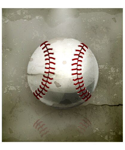 baseball old-style vector image