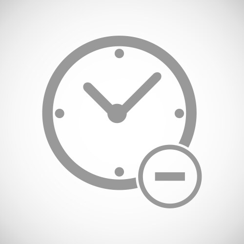 Reduce time icon vector image