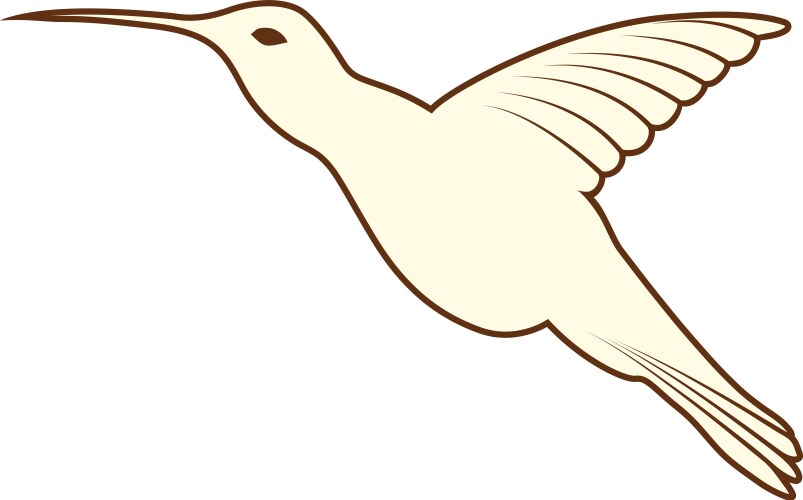 Sketch bird vector image