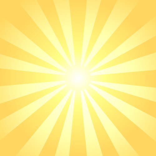 Sun rays background vector image