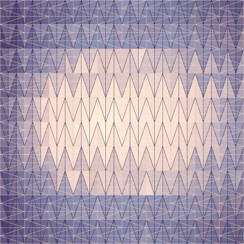 Triangle mosaic background geometric pattern vector image