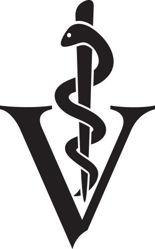 Veterinary symbol vector image