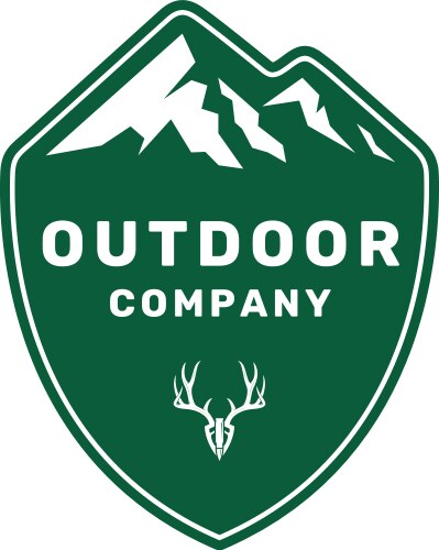 Mountain outdoor vector image