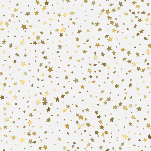 Abstract white modern seamless pattern with gold vector image