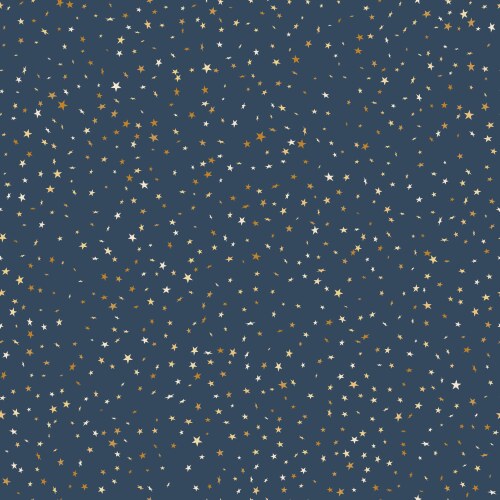 Gold star seamless pattern design vector image