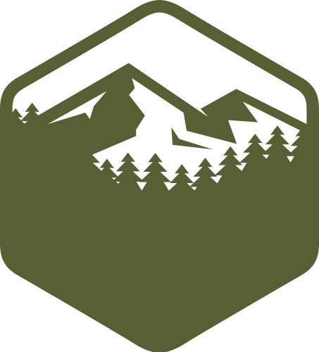 mountain outdoor vector image