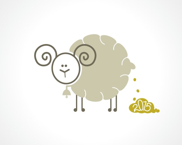 Sheep icon vector image