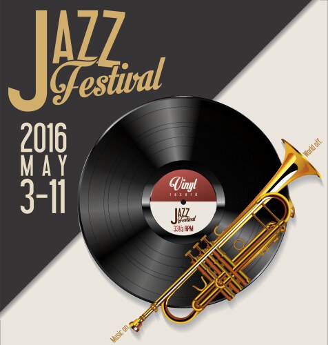 Jazz festival vector image