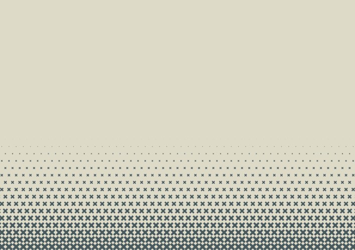 2d geometric two colors cross halftone pattern vector image