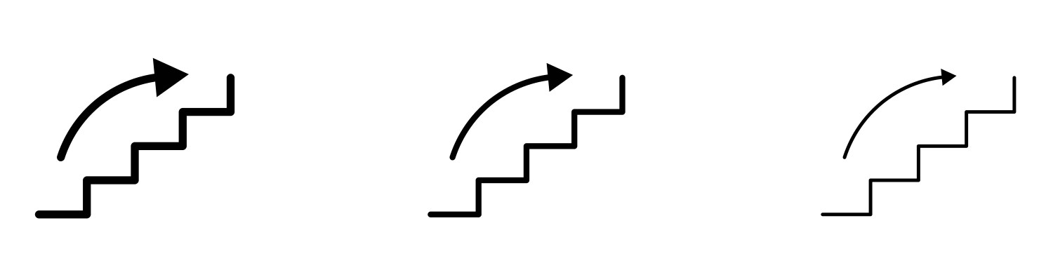 Next steps icon vector image