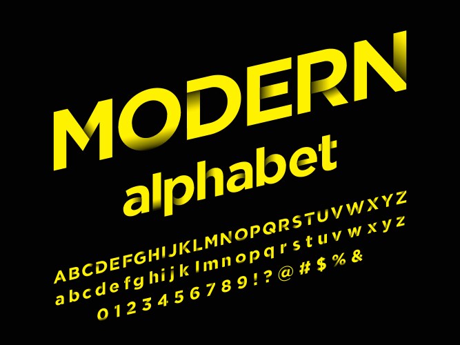 Hidden font vector image