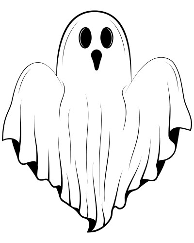 Cute halloween ghosts vector image