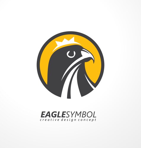 Eagle logo design vector image