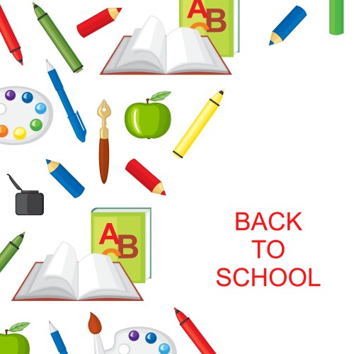 school background vector image