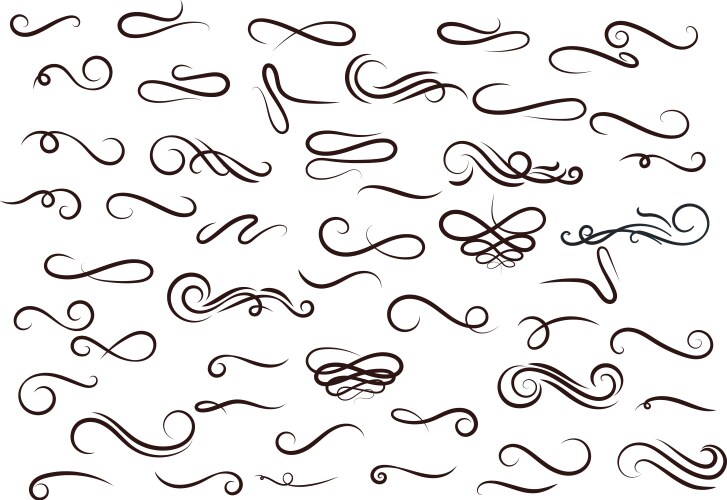 Set of hand drawn vector image