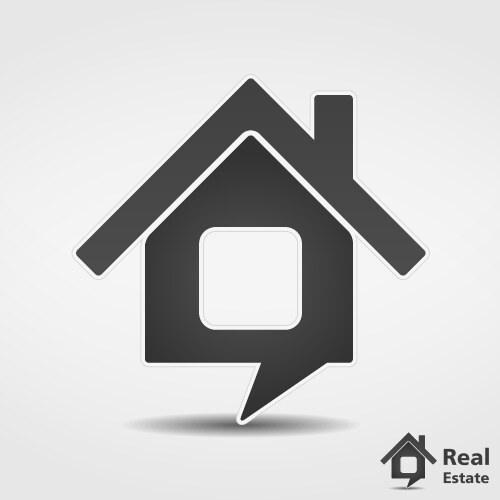 Real estate icon vector image