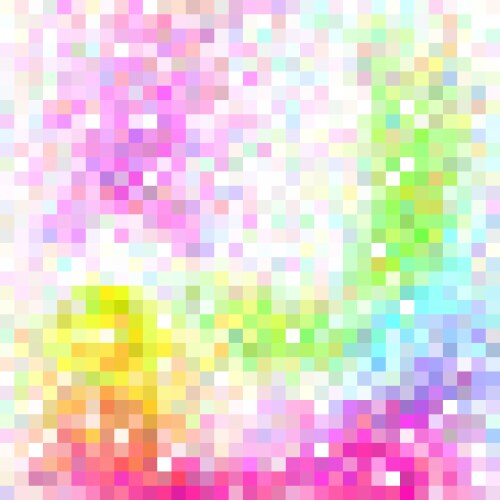 Mosaic colorful abstract background pink blue vector image