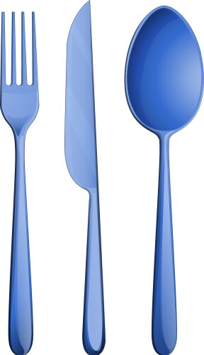 Dining set vector image