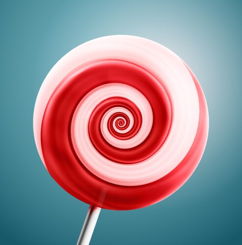 Lollipop closeup vector image