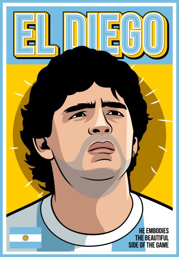 El diego 2 vector image