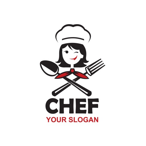 chef woman design vector image