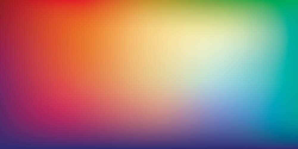 Rainbow gradient mesh blurred background vector image